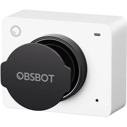 OBSBOT MEET 2 Wolkenweiß - Webcam mit KI-Technologie für brillante UHD 4K-Videokonferenzen und flexibles Audio-Management. Ideal für professionelle Online-Präsenz.
