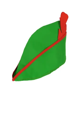 Peter Pan Robin Hood Prinz Der Diebe Grüner Hut Kappe Rote Feder Haken Märchen