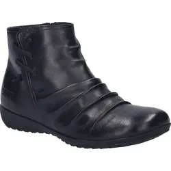 JOSEF SEIBEL Naly 12 Damenstiefelette Schwarz 43 - Elegante Damenstiefelette Naly 12 von JOSEF SEIBEL aus hochwertigem Schafsleder. Mit warmem Innenfutter, AGO-Machart für hohen Tragekomfort und rutschfester TR-Sohle – ideal für Freizeit und Casualmode.