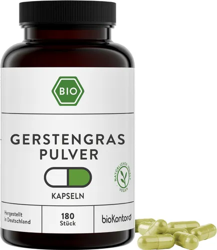 Gerstengras Kapseln BIO 180 Stück
