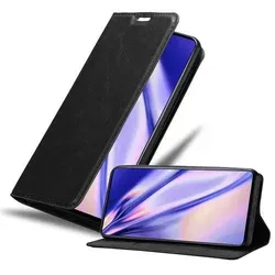 Cadorabo Hülle für Samsung Galaxy A71 5G Schutz Hülle in Schwarz Handyhülle Etui Case Cover Magnetverschluss