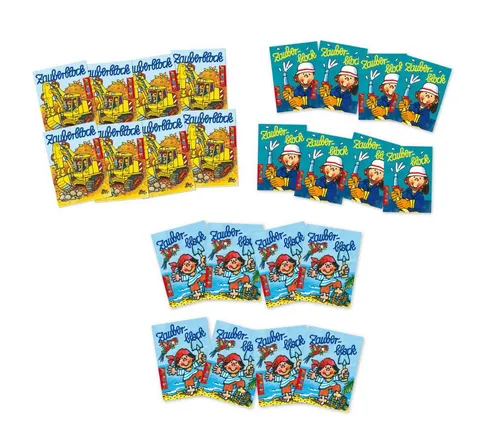 Lutz Mauder Verlag Malvorlage Malbuch Zauerblöckchen 8er Set - Mitgebsel für den Kindergeburtstag (8er Set)