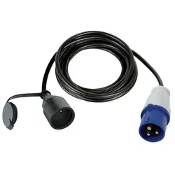 Perel Kabel - Kupplung Auf Cee-Stecker - 3 M - Stecker-Typ E (Französisches System)