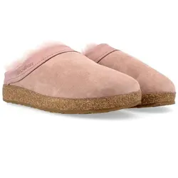 Haflinger Lammfellclog Snowbird 713015 - Damen Hausschuhe in Rosa, Größe 42 EU - Hausschuhe aus Lammfell für Damen, die Wärme und Komfort bieten. Das anatomisch geformte Fußbett sorgt für optimale Unterstützung und Fußgesundheit, ideal für die kalte Jahreszeit.