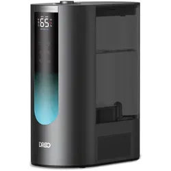 DREO Luftbefeuchter Humidifier 813S DR-HHM013S 6 L, 45 Std. Laufzeit mit Warm- & Kaltbefeuchtung; präzise Feuchtigkeitskontrolle im Automatikmodus