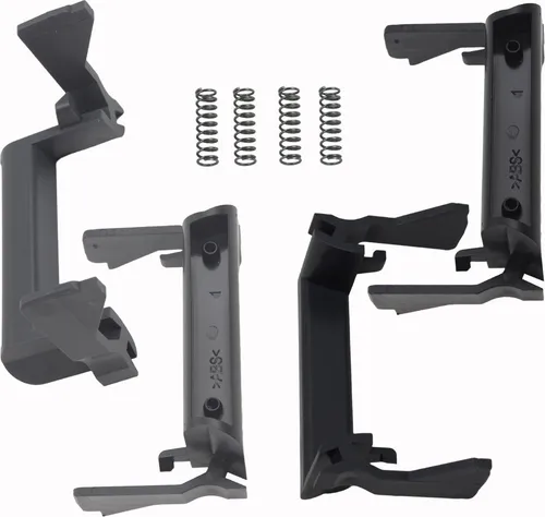 MPK Dachhaube Verriegelungsset Griffe für VisionVent S Modell 27, 27P, 29 grau  schwarz