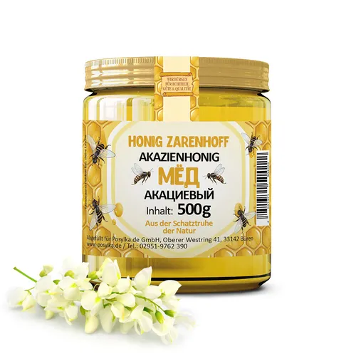 Akazienhonig flüssig 500 g, aus EU-Länder, мёд акациевый жидкий