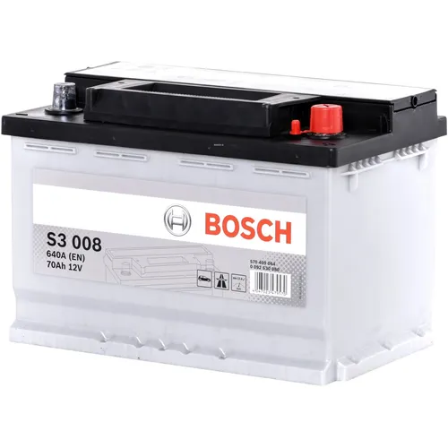 Bosch S3 008, 70 Ah, 12 V, 640 A