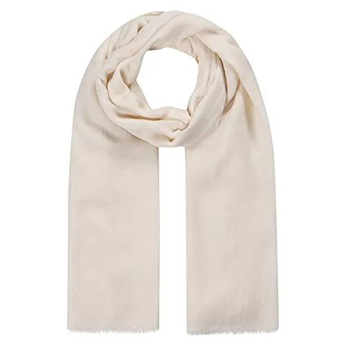 Codello Schal 100%BAMBOO 100X190CM weiß - Schal aus 100% Bambus, besonders weich und umweltfreundlich, ideal für stilvolle Akzente in jedem Outfit.