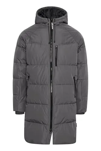 Blend Langmantel BLEND BHMKARSIN grau XL (56) - Funktionsjacke aus 100% Polyester, ideal für kalte Tage, bietet hohen Tragekomfort und moderne Passform in Iron Gate.