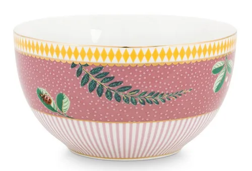 PiP Studio Schale La Majorelle Bowl pink 12 cm, Porzellan, (Schüsseln & Schalen), Bowl La Majorelle Pink 12cm