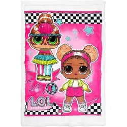 LOL Surprise Kinder-Fleecedecke Coral – Weiche Wärme in 140 x 90 cm