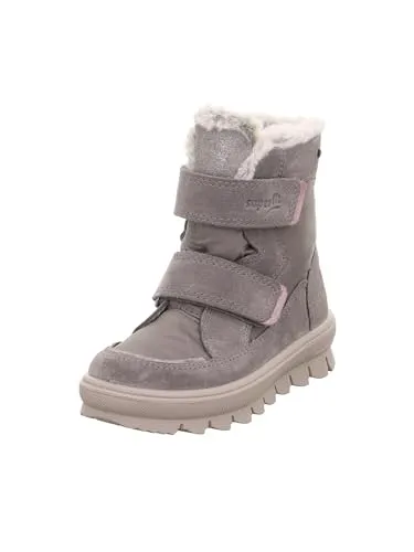 Superfit Flavia 1-000218-2000 (30/grau-pink) - Wanderschuhe für Mädchen, wasserdicht und atmungsaktiv dank GORE-TEX, mit flexibler, rutschfester Sohle und warmem Innenfutter für kalte Wintertage.