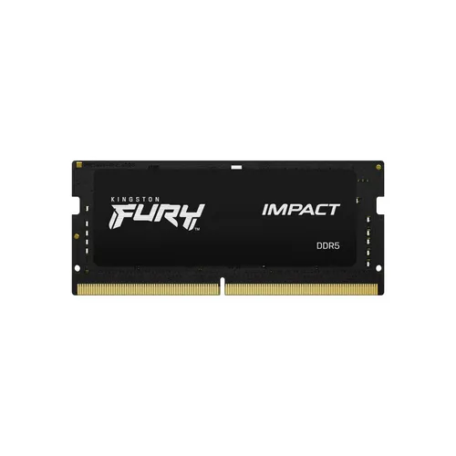 Kingston FURY Impact 16GB DDR5 CL38 SODIMM - Hochleistungs-Gaming-Speicher für Laptops, Plug-and-Play und Intel XMP 3.0 zertifiziert