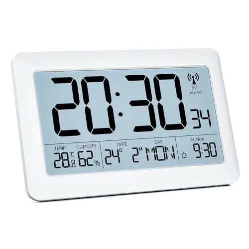 LATEC Digital Funkuhr mit DCF-77, 7,5