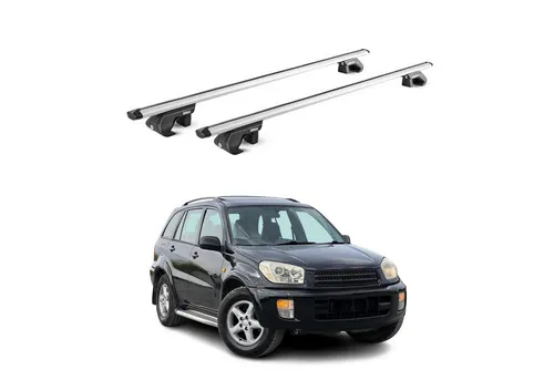 OMAC Dachträger für Toyota RAV4 (2000-2012) – Aluminium, 90kg Traglast, TÜV geprüft - Robuster OMAC Dachträger aus leichtem Aluminium mit TÜV-Zertifizierung. Ideal für den sicheren Transport von Zubehör bis 90 kg. Inkl. vormontierten Trägern und Montagewerkzeug für eine schnelle Installation.