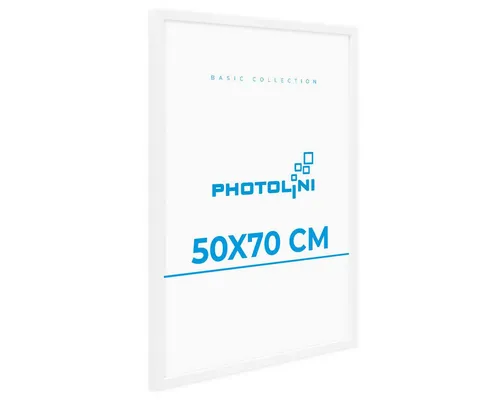 PHOTOLINI Bilderrahmen 50x70 Weiß MDF in weiß von Photolini