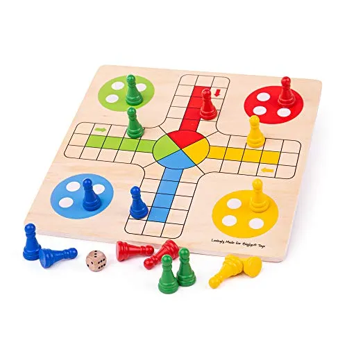 Bigjigs Toys Traditionelles Ludo