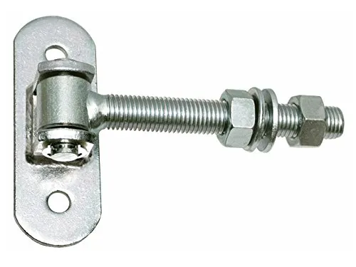 Torangel einstellbar Torscharnier Hängscharniere M20 mit Anschraubblech Verzinkt