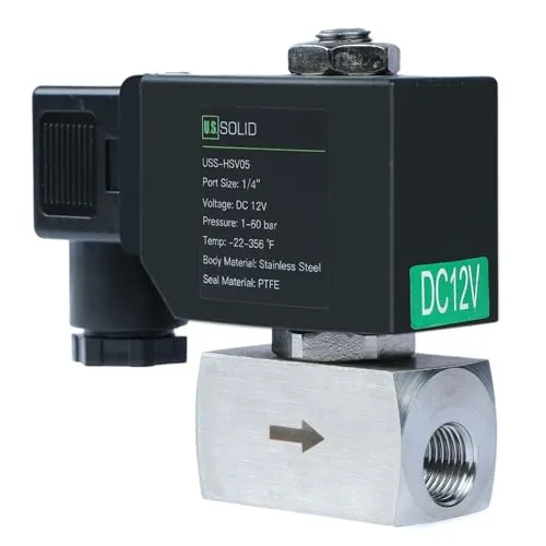 U.S. Solid Hochdruck Magnetventil - 1/4
