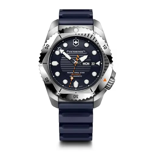 Victorinox Herren Armbanduhr Dive Pro Automatic – Swiss Made, 300m wasserdicht - Armbanduhren für Herren: Diese moderne Taucheruhr bietet höchste Qualität mit kratzfestem Saphirglas und ist ideal für Tauchgänge bis 300m.