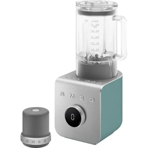 Smeg BLC02EGMEU Performance Standmixer - Smaragdgrün, vielseitig mit 5 Programmen und Vakuumpumpe für perfekte Smoothies und Desserts