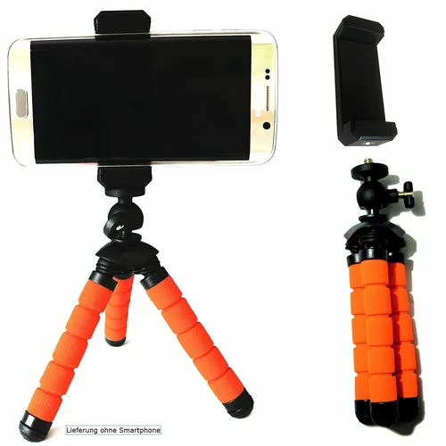 Premium 13cm Tisch / Sport Stativ für Smartphone iPhone Actioncam Ständer Handy