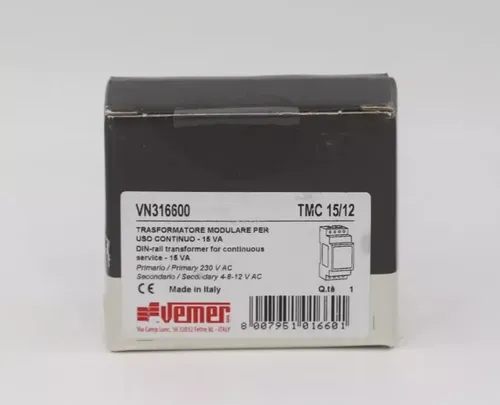 VEMER TMC 15/12 Sicherheitstransformator 15VA von VEMER