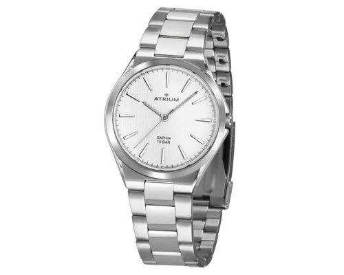 Atrium Quarzuhr A34-30 – Elegante Damenuhr in Silber - Damenuhr mit analoger Anzeige, wasserdicht bis 10 bar, und edlem Edelstahl-Gehäuse. Ideal für stilbewusste Frauen!