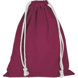 Zuziehbeutel in rot von TEXXILLA