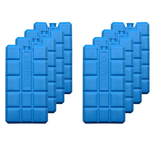 VonBueren 8 x Kühlakkus für Kühltasche | 12h Lange Kühlung | ca. 200 g je Kühlak