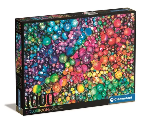 Puzzle 1000 elements Color Boom Marbles Clementoni 8005125396504