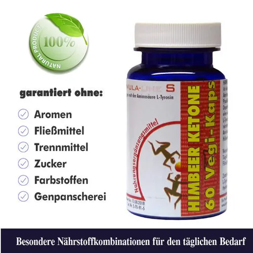 Himbeer Ketone 60 Vegi-Kaps