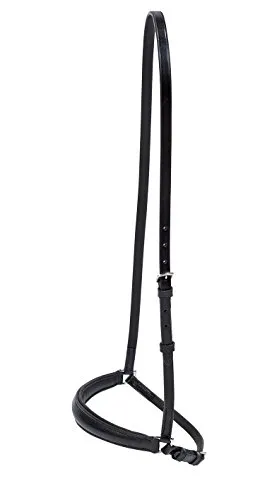 Reithalfter HANNOVER - BUSSE Reithalfter HANNOVER für Warmblut, extra groß, mit schicker schwarz/weiß Unterlage für optimalen Tragekomfort und Stil.