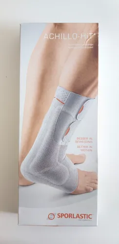 Sporlastic Achillo-Hit Bandage, Größe 4, Rechts - Bandage für die Achillessehne, ideal bei Achillodynie und postoperativen Anwendungen. Flexibel und komfortabel für optimale Unterstützung des Sprunggelenks.