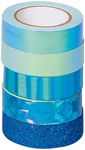 Heyda Deko Tape Mix blau 5er