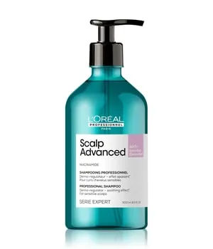 L'Oréal Professionnel Série Expert Scalp Advanced Anti-Discomfort Shampoo (500ml) - Beruhigt empfindliche Kopfhaut und spendet +49% mehr Feuchtigkeit