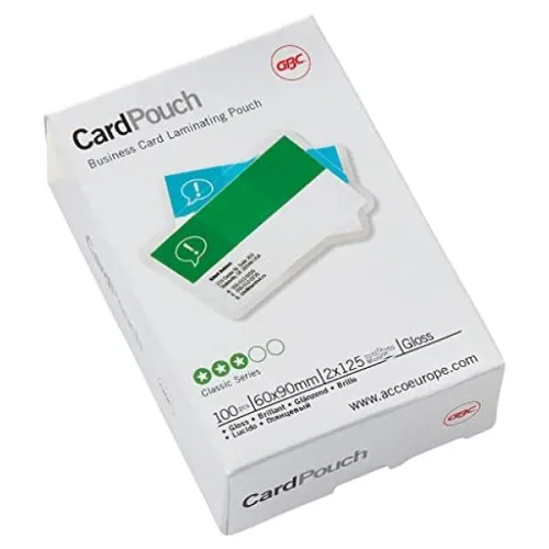 Laminierfolientasche CardPouch für Visitenkarten GBC 3743157 | 0033816033092