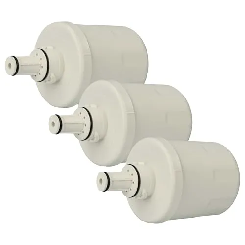 vhbw 3x Wasserfilter Filterkartusche Filter kompatibel mit Samsung RS60KJSM, RS60KJSM1/XEG, RS60FJSM1/XEG, RS60JJSM, RS-60FJSM, RS-60KJSM Kühlschrank