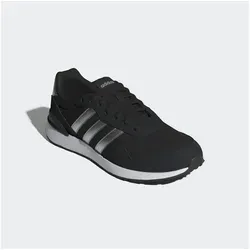 adidas Damen Run 60s 4.0 Shoes - Core Black/Silver Metallic/Cloud White, 39 1/3 EU - Damen-Sneaker mit regulärer Passform, Obermaterial aus Textil und Leder für optimalen Komfort und Gummiaußensohle für besten Grip.