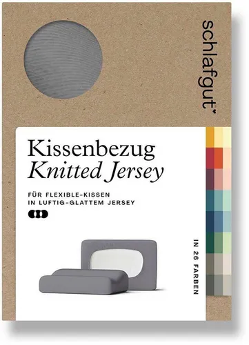 Schlafgut Kissenbezug Pure flexibler Kissenbezug für Nackenstützkissen, (1 Stück), Bio-Baumwolle mit Elasthan, mit Gummizug, bügelfrei