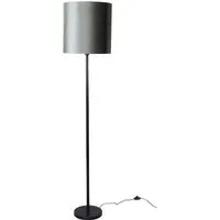 Qazqa Stehlampe Simplo shade - Elegante Schwarz-Grün Kombination - Die Qazqa Stehlampe Simplo vereint klassischen Stil mit modernem Design. Der schwarze Fuß und der grüne Samt-Schirm sorgen für eine gemütliche Lichtstreuung und schaffen einladende Atmosphäre in jedem Raum.