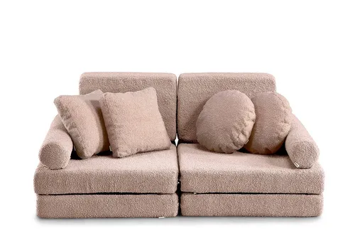FAVRE Kindersofa KIDS MIKI - Sofa für Kinder, bietet höchsten Sitzkomfort und Sicherheit, pflegeleicht und langlebig – ideal für jedes Kinderzimmer.
