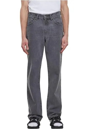 URBAN CLASSICS Herren Heavy Ounce Straight Fit Jeans - Moderne Straight Fit Jeans aus 100% Baumwolle, ideal für lässige Alltagslooks. Der Loose Fit sorgt für höchsten Tragekomfort und zeitlose Eleganz.