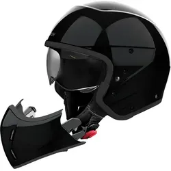AIROH J 110 COLOR BLACK GLITTER XL Motorradhelm in schwarz von Airoh
