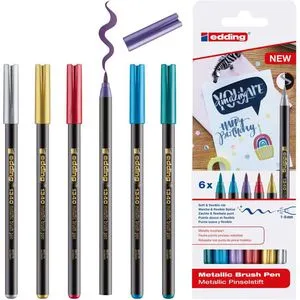 Markierstifte & Textmarker Grau von edding