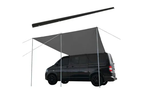 OMAC Seitenmarkise Sonnensegel Kederschiene Vorzelt Satz für VW T5 T6 ab 2003 L2 Langer (1-St)