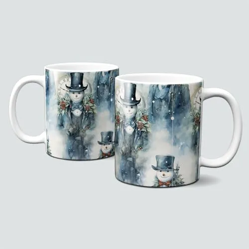 online-hut - Tasse - Kaffeebecher - Weihnachtstasse - Wintertasse - Weihnachten - xmas - Winter - Geschenkidee - Christmas - Steampunk - Snowman - LT-775