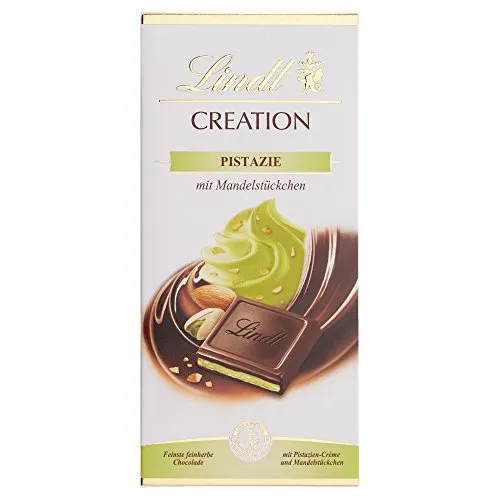 Lindt Creation Pistazie mit Mandelstückchen, 148 g