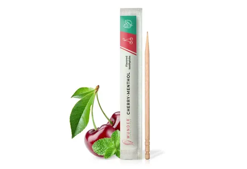 Wunder Zahnstocher Mundpflegecenter Wunder Zahnstocher - 200er Set Kirsch/Menthol Einzeln Verpackt